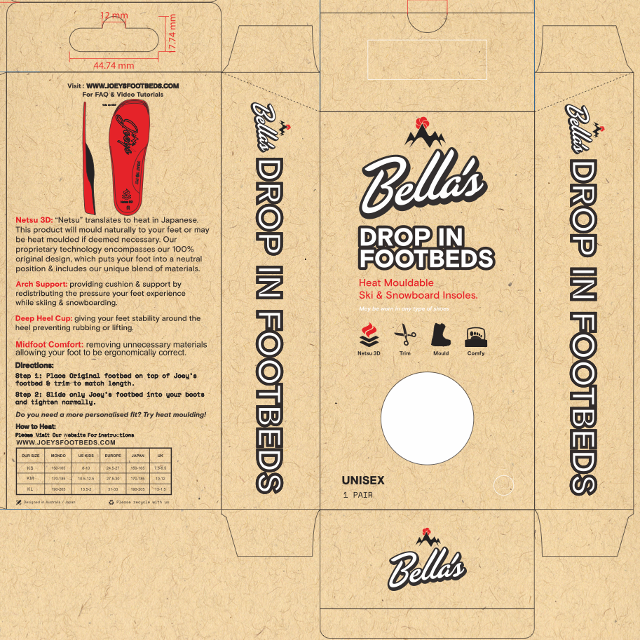 Bella's Kids Footbeds 3MM